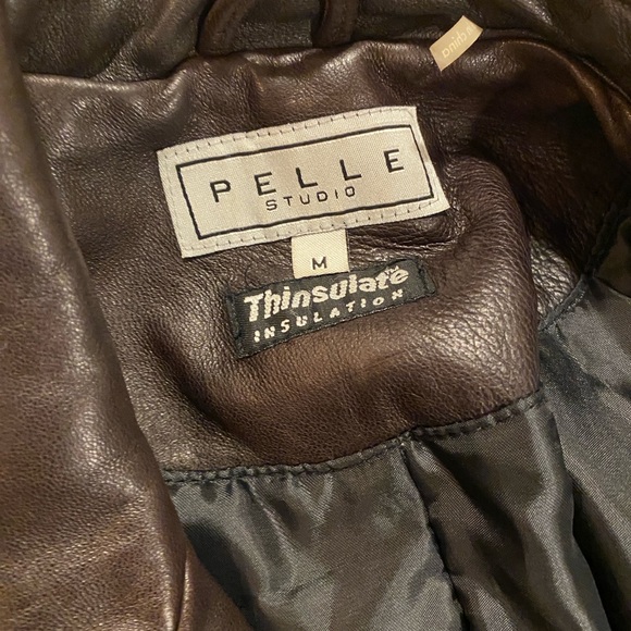 Pelle Studio Deep Brown‎ Leather Jacket size medium - Picture 13 of 15